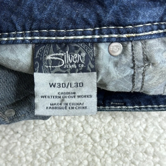 Silver Suki Jeans Dark Indigo Boot Cut - Picture 3 of 14